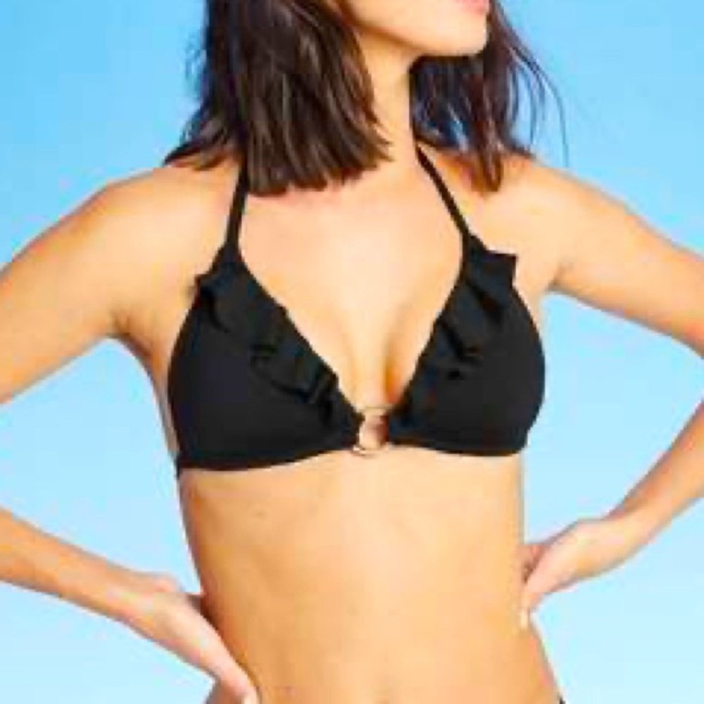 Woman Ring Front Bikini Top